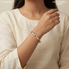 Saanvi silver kada for women