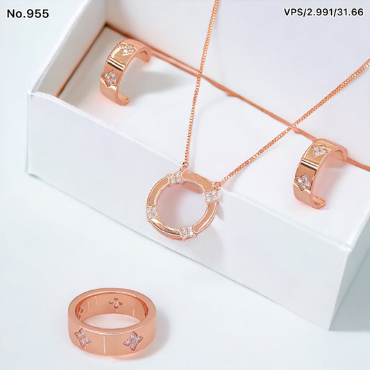 Silver Pendant Set - V One Jewellery