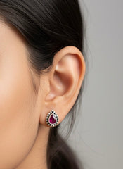 Meher voilet silver stud