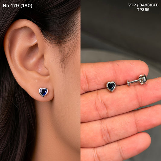 Noir amour silver tops