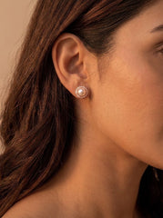 Pearluxe silver pendant set for women