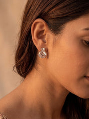 Moonlight stone silver  pendant set for women