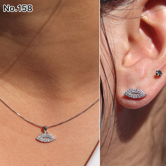 Silver Pendant Set - V One Jewellery