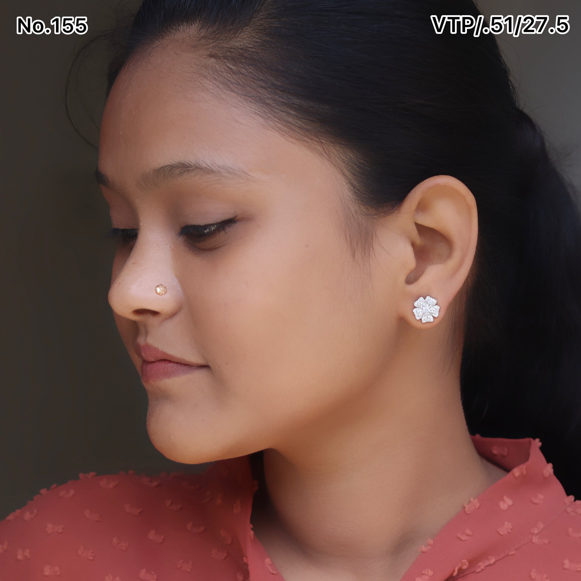 Silver Earrings for Women by V One Jewellery