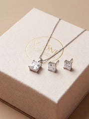 Arpita silver pendant set for women