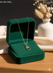 Owl Charm Silver chain pendant