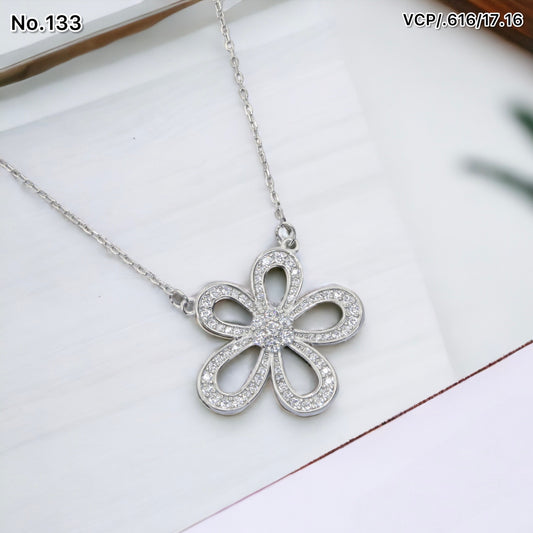 Silver Chain Pendant - V One Jewellery