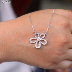 Silver Chain Pendant - V One Jewellery