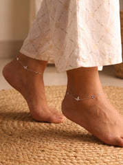 Silver butterfly heaven Payal for women