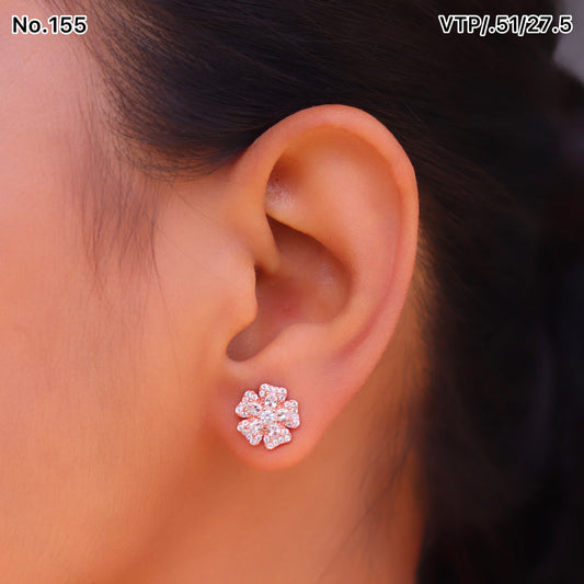 Silver Earrings for Women by V One Jewellery