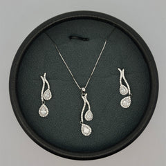 Silver Pendant Set - V One Jewellery