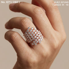 Pure elegance silver rings for women