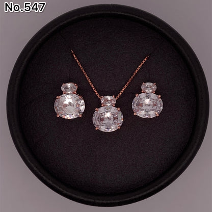 Silver Pendant Set - V One Jewellery