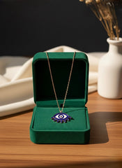 Clear sight silver chain pendant