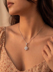 Starshine silver pendant set for women