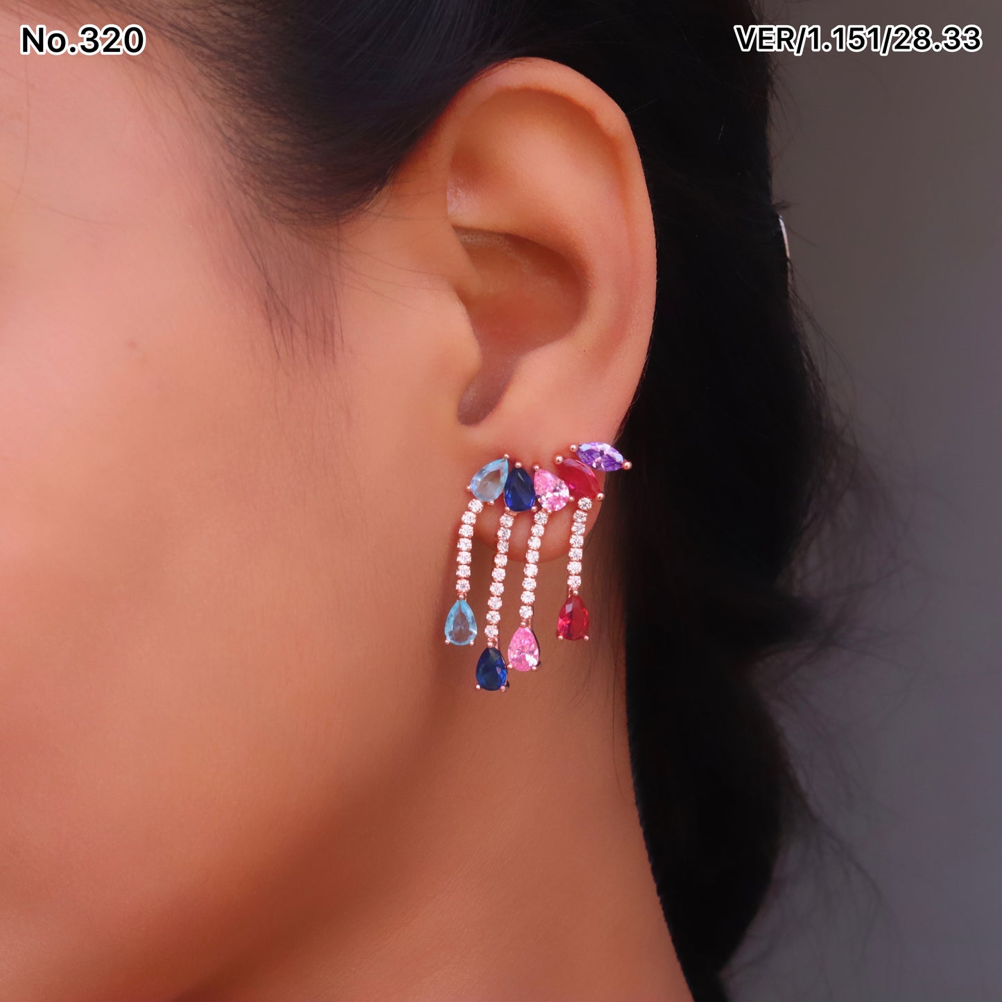 Silver Earrings for Women by V One Jewellery