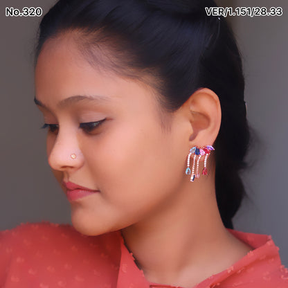 Silver Earrings for Women by V One Jewellery