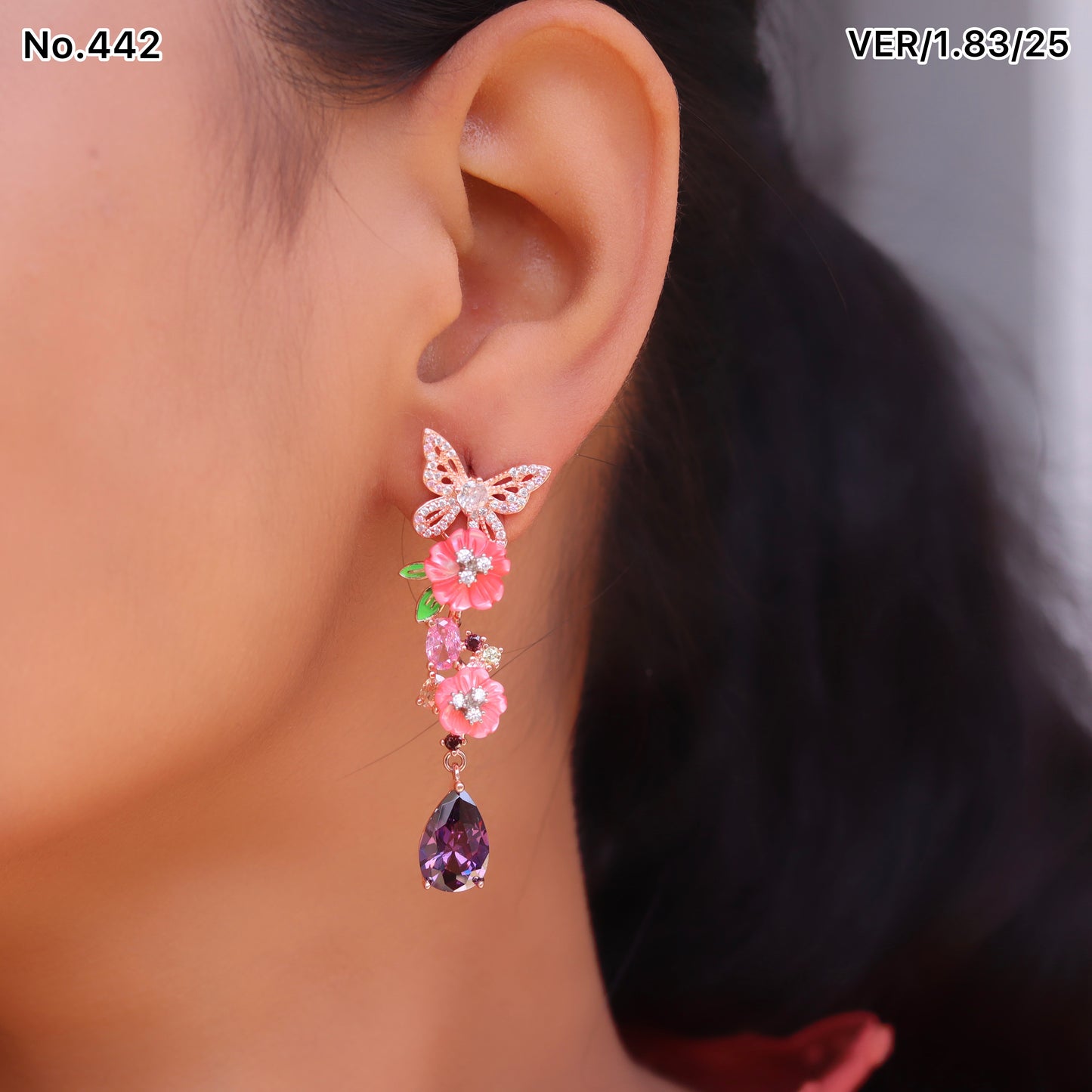 Silver Earrings for Women by V One Jewellery