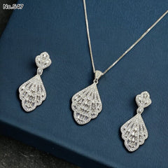 Silver Pendant Set - V One Jewellery