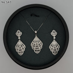 Silver Pendant Set - V One Jewellery