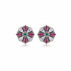 Vintage aura silver stud