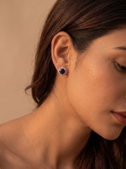 Blue nova silver pendant set for women
