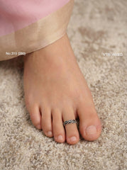Dream loop silver toerings for women