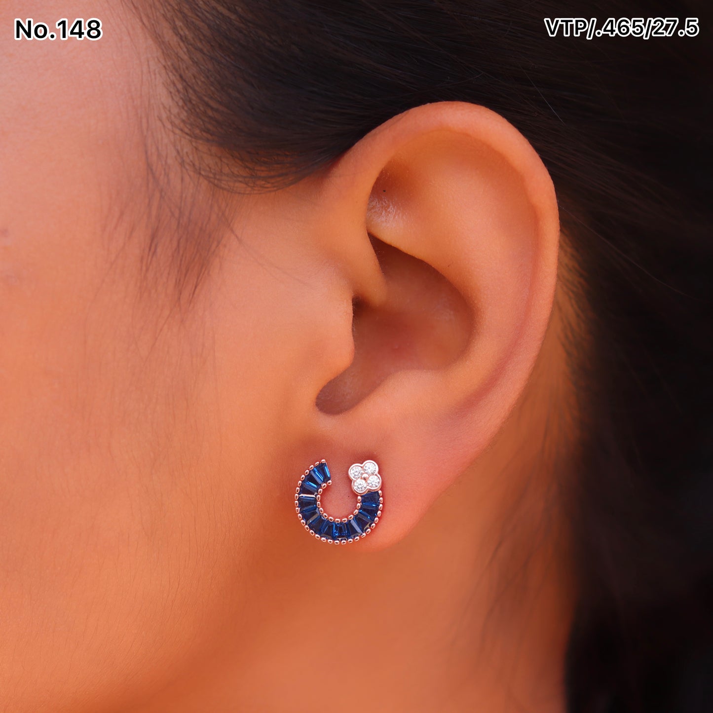 Silver Earrings for Women by V One Jewellery