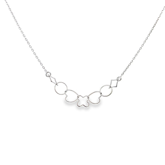 Silver Chain Pendant - V One Jewellery