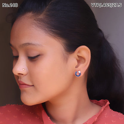 Silver Earrings for Women by V One Jewellery