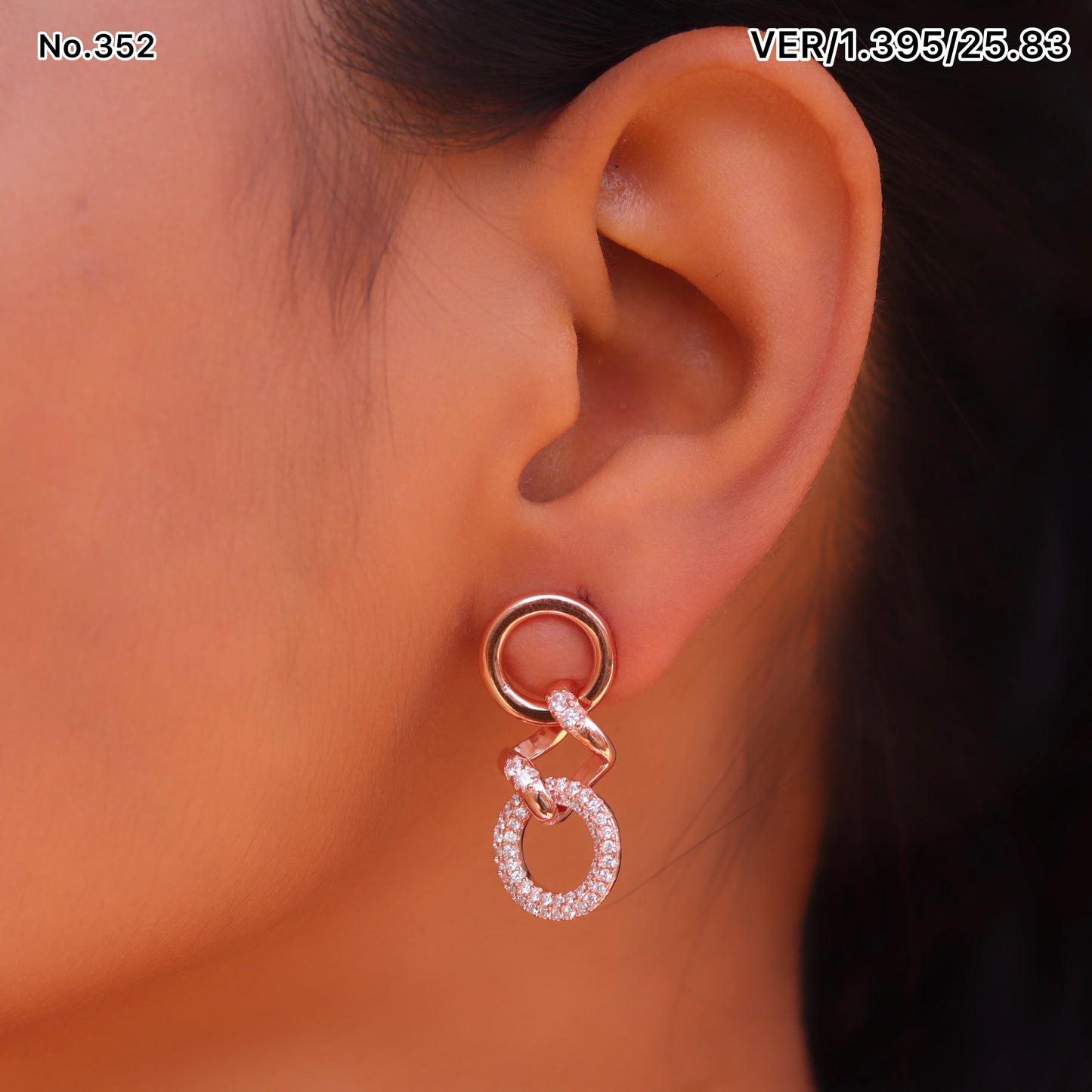 Silver Earrings for Women by V One Jewellery