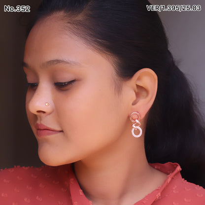 Silver Earrings for Women by V One Jewellery