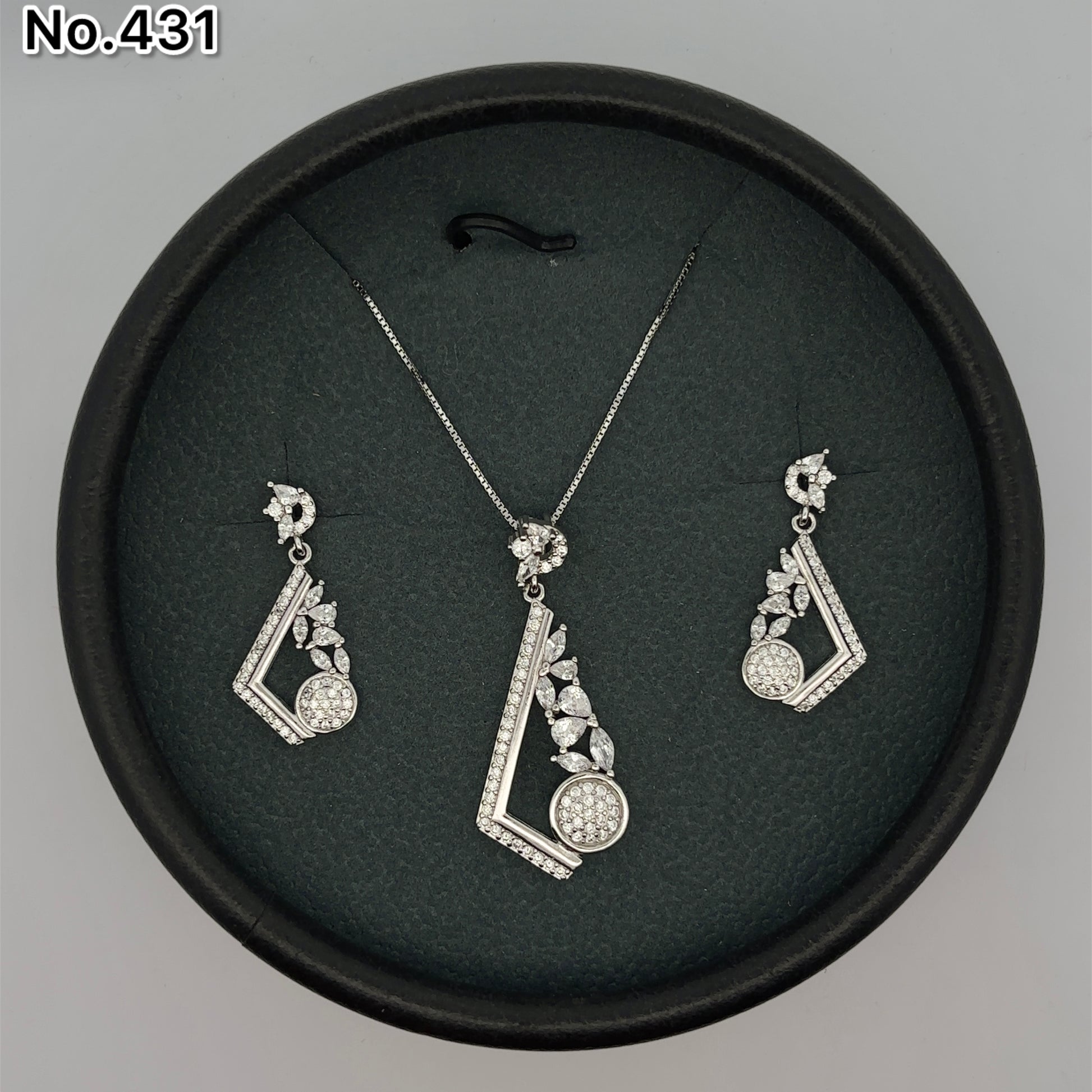 Silver Pendant Set - V One Jewellery