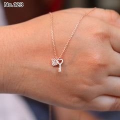 Silver Chain Pendant - V One Jewellery