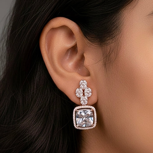 Celestial Pearl silver earrings