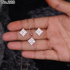 Silver Pendant Set - V One Jewellery