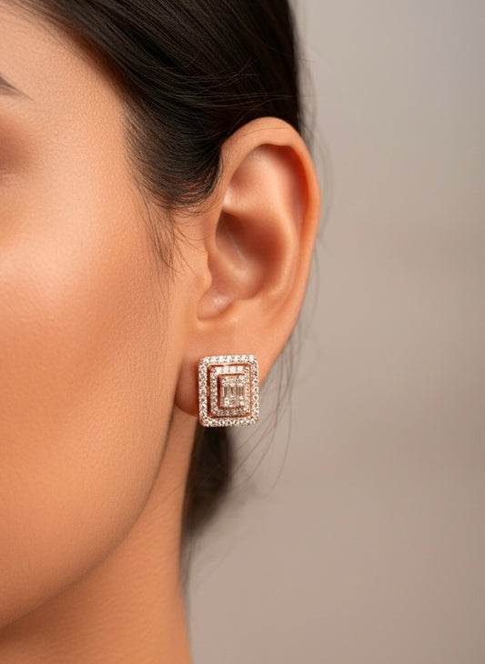 Ovia silver stud
