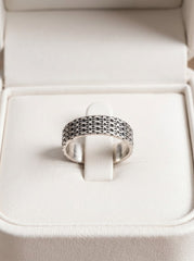 Silver touch men’s ring