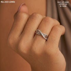 Elora silver ring for women