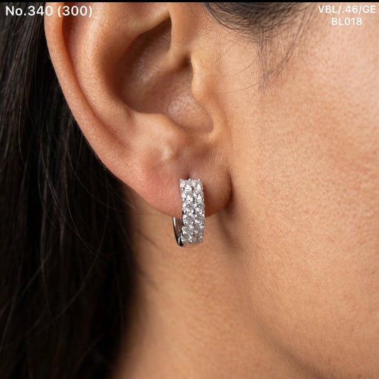 Fashion spark silver Bali for women