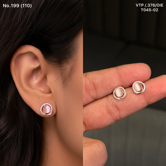 Neha dew silver stud