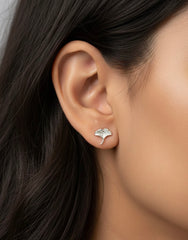 Kyla shine silver stud