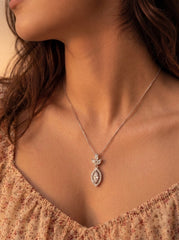 Miraya Silver pendant set for women