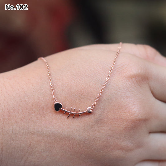 Silver Chain Pendant - V One Jewellery