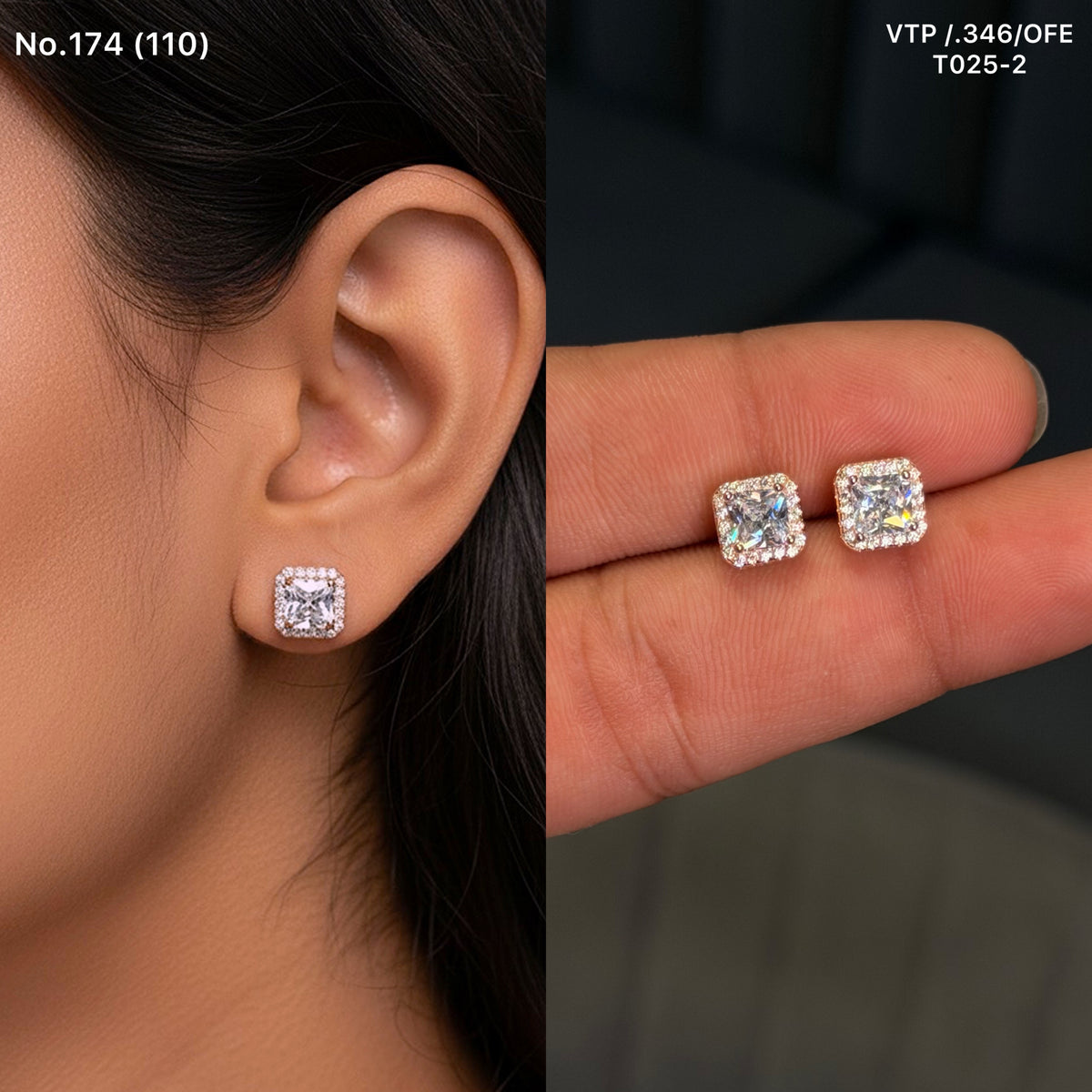 Ira Nova silver Stud