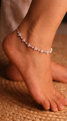 Charmarc Silver Payal for Women