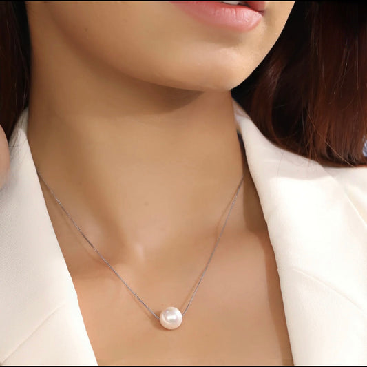 Silver Chain Pendant - V One Jewellery