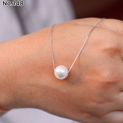 Silver Chain Pendant - V One Jewellery