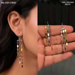Devika jingles silver earrings