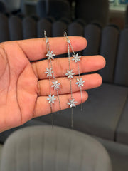 Myra blossom silver earrings